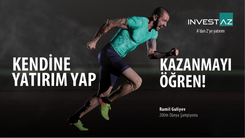 InvestAZ'nin Reklam Yüzü, Dünya Şampiyonumuz Ramil Guliyev!