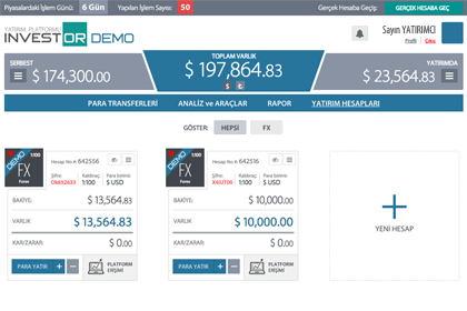 Demo Investor Investaz - 